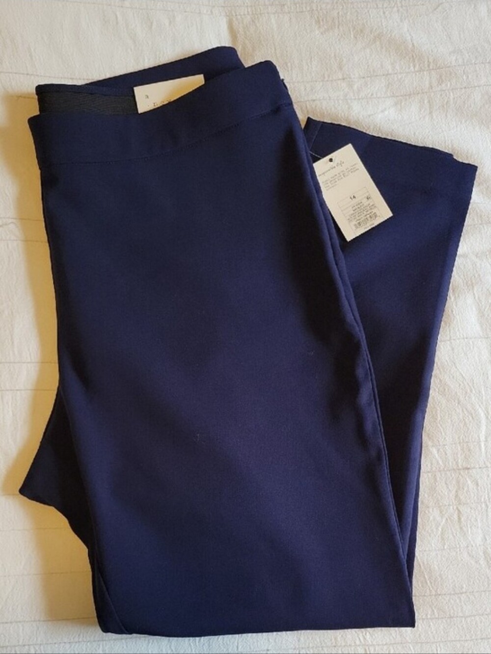 a new day High Rise Stretch Ponte Pants in Navy